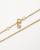 Fendi F Rhinestone Necklace