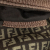 Fendi AB Fendi Brown Canvas Fabric Zucchino Sweety Crossbody Italy