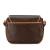 Celine B Celine Brown Coated Canvas Fabric Macadam Crossbody Bag Italy