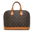 Louis Vuitton B Louis Vuitton Brown Monogram Canvas Canvas Monogram Alma PM France