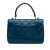 Chanel B Chanel Blue Navy Lambskin Leather Leather Small Lambskin Trendy CC Flap Italy