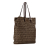 Fendi B Fendi Brown Canvas Fabric Zucchino Tote Italy