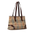 Burberry B Burberry Brown Beige Coated Canvas Fabric Haymarket Check Tote United Kingdom