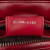 Christian Dior B Dior Red Lambskin Leather Leather Medium Lambskin Cannage Lady Dior Italy