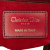 Christian Dior AB Dior Red Lambskin Leather Leather Small Lambskin Cannage Studded Supple Lady Dior Italy