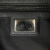 Fendi B Fendi Black Canvas Fabric Zucchino Double Flap Baguette Italy