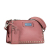 Prada B Prada Pink Calf Leather Glace Etiquette Crossbody Italy