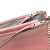 Prada B Prada Pink Calf Leather Glace Etiquette Crossbody Italy