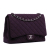 Chanel AB Chanel Purple Cotton Fabric Maxi Classic Jersey Single Flap France