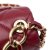 Chanel B Chanel Red Dark Red Lambskin Leather Leather Small Lambskin Color Match Flap Italy