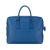 Prada B Prada Blue Saffiano Leather Zip Briefcase Italy