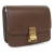 Celine B Celine Brown Calf Leather Small Classic Box Italy