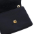 Chanel AB Chanel Black Satin Fabric Mini Square Classic Single Flap France