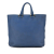 Prada B Prada Blue Calf Leather Vitello Daino Satchel Italy