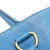 Prada B Prada Blue Calf Leather Vitello Daino Satchel Italy