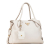 Prada B Prada White Calf Leather Vitello Daino Satchel Romania