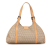 Fendi B Fendi Brown Beige Canvas Fabric Zucchino Shoulder Bag Italy