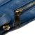 Gucci B Gucci Blue Calf Leather Mini Microguccissima Bree Crossbody Italy