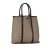 Gucci B Gucci Brown Beige Coated Canvas Fabric GG Supreme Joy Tote Italy