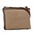 Prada B Prada Brown Beige Canvas Fabric Canapa Logo Double Zip Crossbody Romania