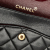 Chanel B Chanel Black Lambskin Leather Leather Medium Classic Lambskin Double Flap France