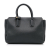 MCM B MCM Black Calf Leather Milla Satchel Korea, South