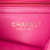 Chanel B Chanel Pink Lambskin Leather Leather Mini Square Classic Lambskin Chevron Flap Italy