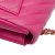 Chanel B Chanel Pink Lambskin Leather Leather Mini Square Classic Lambskin Chevron Flap Italy