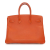 Hermès AB Hermès Orange Calf Leather Epsom Birkin 35 France