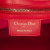 Christian Dior AB Dior Red Lambskin Leather Leather Medium Bicolor Lambskin Cannage Lady Dior Italy