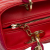 Christian Dior AB Dior Red Lambskin Leather Leather Medium Bicolor Lambskin Cannage Lady Dior Italy