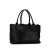 Bottega Veneta B Bottega Veneta Black Calf Leather Small Intrecciato Cabat Tote Italy