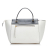 Celine B Celine White with Black Calf Leather Micro Belt Bag Italy