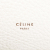 Celine B Celine White with Black Calf Leather Micro Belt Bag Italy