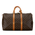 Louis Vuitton B Louis Vuitton Brown Monogram Canvas Canvas Monogram Keepall 50 United States