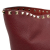 Valentino B Valentino Red Calf Leather Rockstud Tote Italy