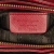 Salvatore Ferragamo B Ferragamo Red Saffiano Leather Batik Satchel Italy