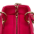 Christian Dior B Dior Pink Dark Pink Lambskin Leather Leather Medium Lambskin Cannage Lady Dior Italy