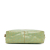 Fendi B Fendi Green Light Green Coated Canvas Fabric Zucchino Crystal Double Flap Shoulder Bag Italy