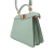 Fendi AB Fendi Green Mint Calf Leather Small Peekaboo ISeeU Satchel Italy