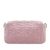 Fendi B Fendi Pink Velvet Fabric Zucca Embossed Baguette Satchel Italy