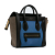 Celine B Celine Blue Calf Leather Nano Tricolor Luggage Tote Italy