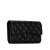 Chanel AB Chanel Black Lambskin Leather Leather CC Quilted Lambskin Flap Continental Wallet Spain