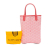 Goyard AB Goyard Pink Coated Canvas Fabric Goyardine Poitiers France