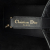 Christian Dior AB Dior Black Calf Leather Small Macrocannage Toujours Italy