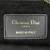 Christian Dior AB Dior Black Calf Leather Small Macrocannage Toujours Italy