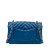 Chanel B Chanel Blue Lambskin Leather Leather Mini Rectangular Classic Chevron Lambskin Single Flap Italy