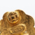 Chanel B Chanel Gold Gold Plated Metal Flower Hoop Clip On Earrings France