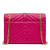 Saint Laurent AB Saint Laurent Pink Lambskin Leather Leather Medium Monogram Matelasse Envelope Shoulder Bag Italy