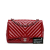 Chanel AB Chanel Red Patent Leather Leather Jumbo Chevron Patent Single Flap Italy